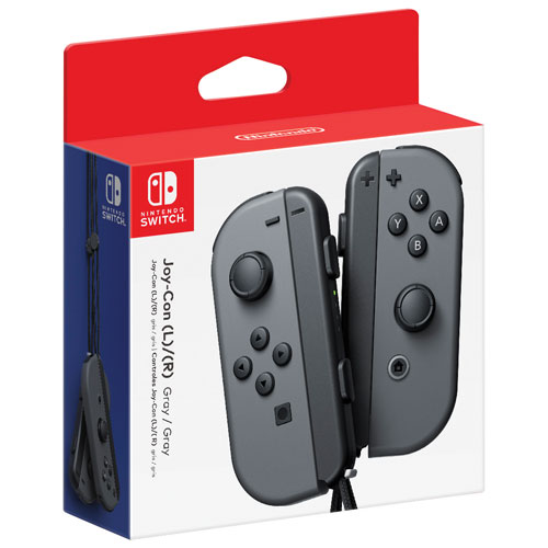 Nintendo Switch Left and Right Joy-Con Controllers – Grey – TM Gadgets