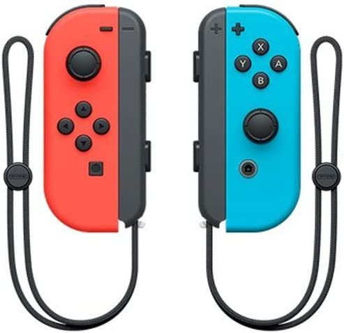 Nintendo Switch Left and Right Joy-Con Controllers – Neon Red/Neon 