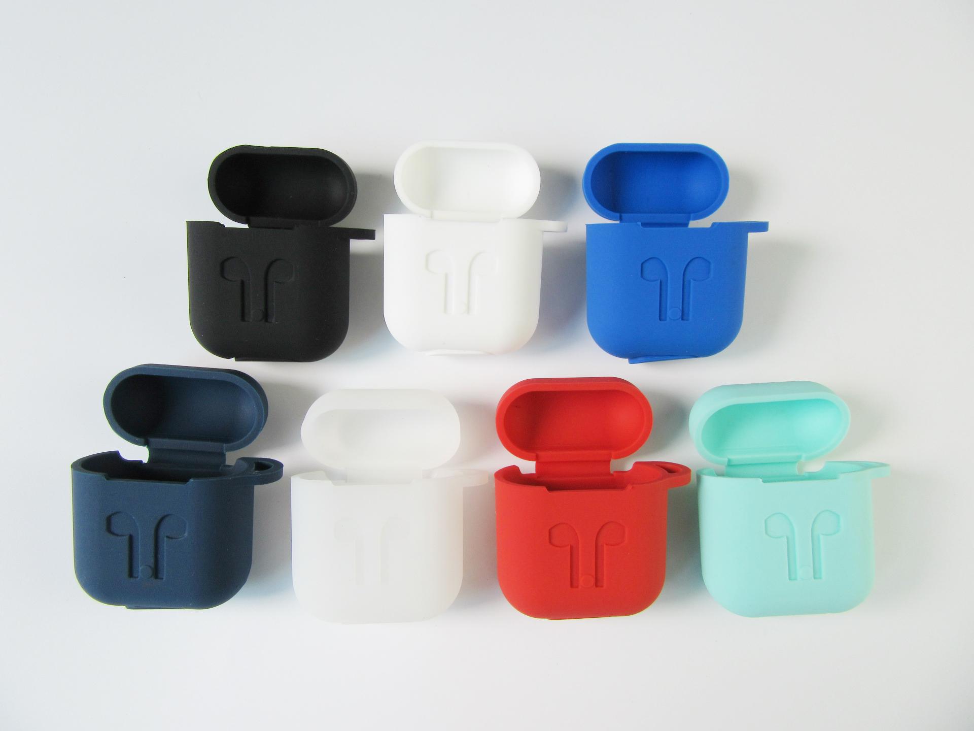 Support De Housse De Casque En Silicone Pour Apple Airpods 1/2 Earpods ♪