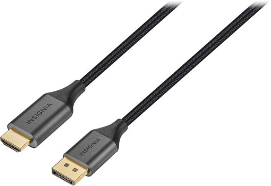 (Lot of 10x) Insignia - 6' DisplayPort to HDMI Cable - Black