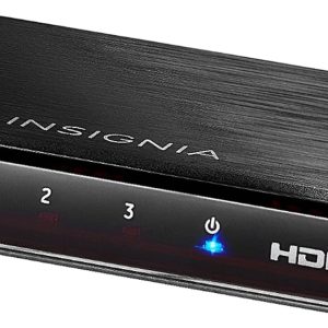 ( Lot of 20x ) Insignia™ - 3-Port HDMI Switch with 4K and HDR Pass-Through - Black