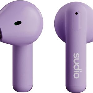 Sudio A1 Snow White Bluetooth Earphones, Touch Control with Compact Wireless Charging Cradle, IPX4 Protected, Noise-Permeable Headphones